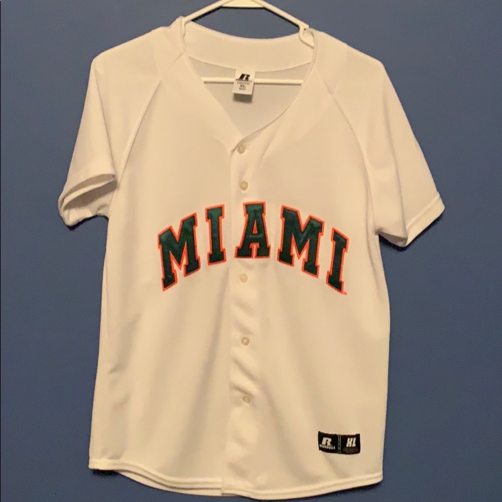 Russell CWS Miami Baseball Jersey